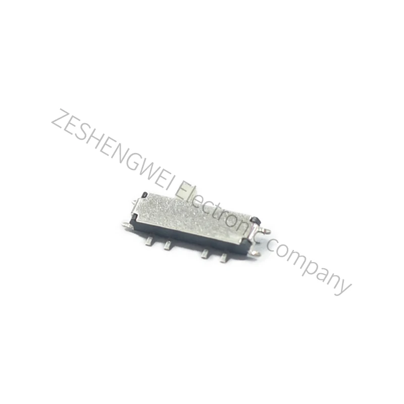 20PCS MSK-13C01 Miniature Slide Switch 8 Pin 1P3T SP3T ON-ON-ON Right Angle SMT / SMD PCB 1.50mm Height