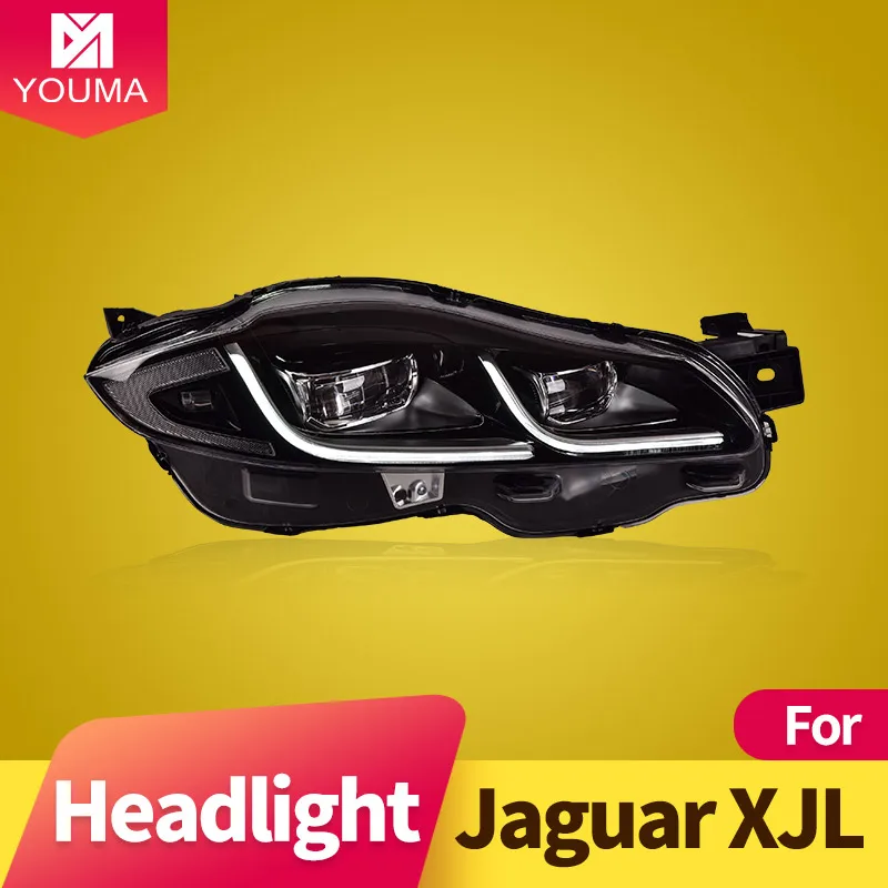 

Car Styling Head Lamp for Jaguar XJL 2012-2019 LED Headlight LED DRL Projector Lens Dynamic Auto Accessories