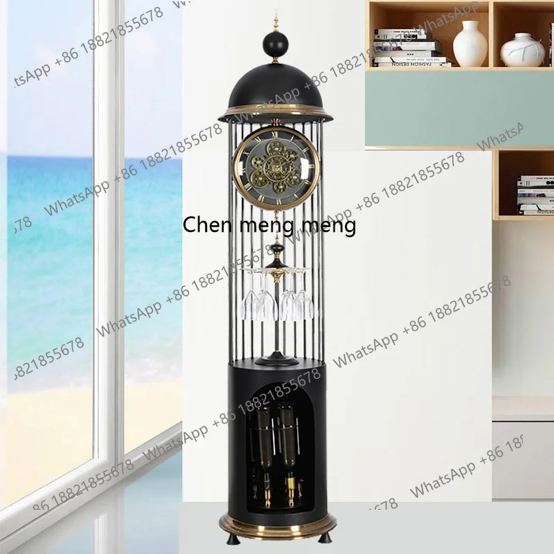 

American floor clock vertical living room clock ornament luxury decoration pendulum clock