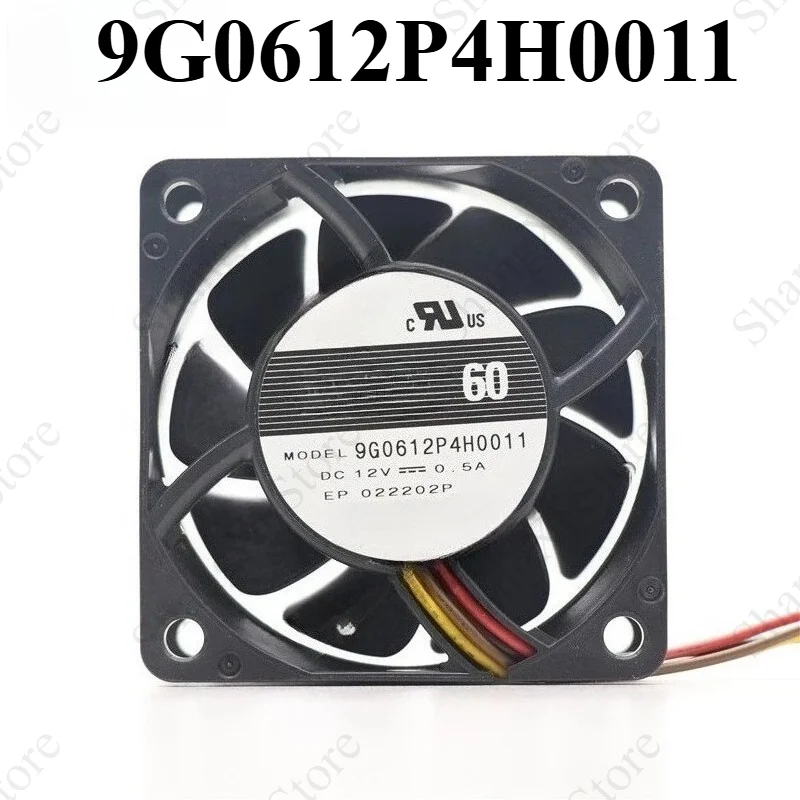 1PC Brand New 9G0612P4H0011 DC12V 0.5A 4-wire Cooling Fan Fast Delivery