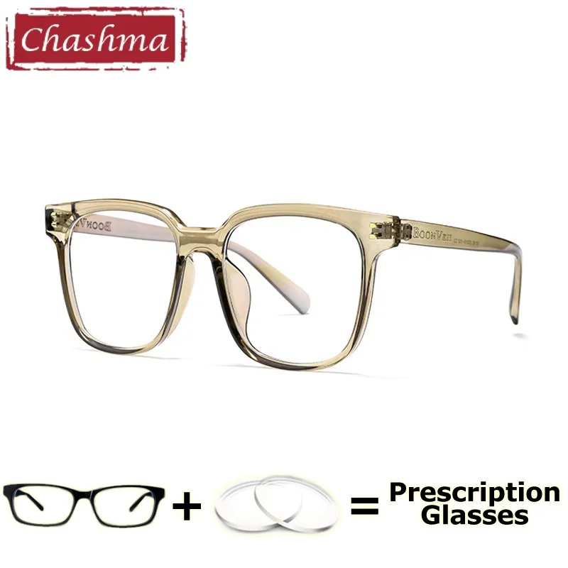 

Female Square Glasses Prescription Lens Myopia Fashion Trend Optical Recipe Reading Glasses Men Reading Glasses Clear Lenses