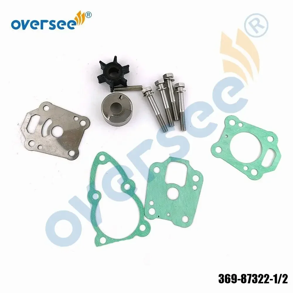 369-87322 Water Pump Repair Kit For Tohatsu Nissan 4HP 5HP Outboard Engine M5BS 369-65021