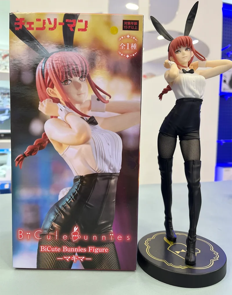 

Оригинальный Furyu Bicute Bunnies Chainsaw Man Makima Bunny Girl, аниме-фигурка, коллекция игрушек, модель, орнамент, подарки на день рождения
