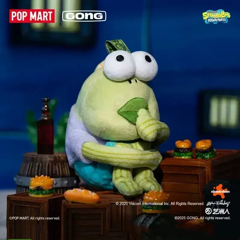 

POPMART GONG Bikini Bottom Buddies Series Pendant Blind Box Action Figure Guess Bag Ornament Figurines Dolls Model Gift