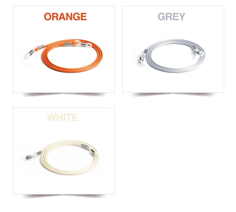 1 Stück Sonnenbrille Lanyard Strap Baumwolle Halskette Brillenschnüre Lesebrille Brillenzubehör für Damen und Herren 15 Farben – Detail 7