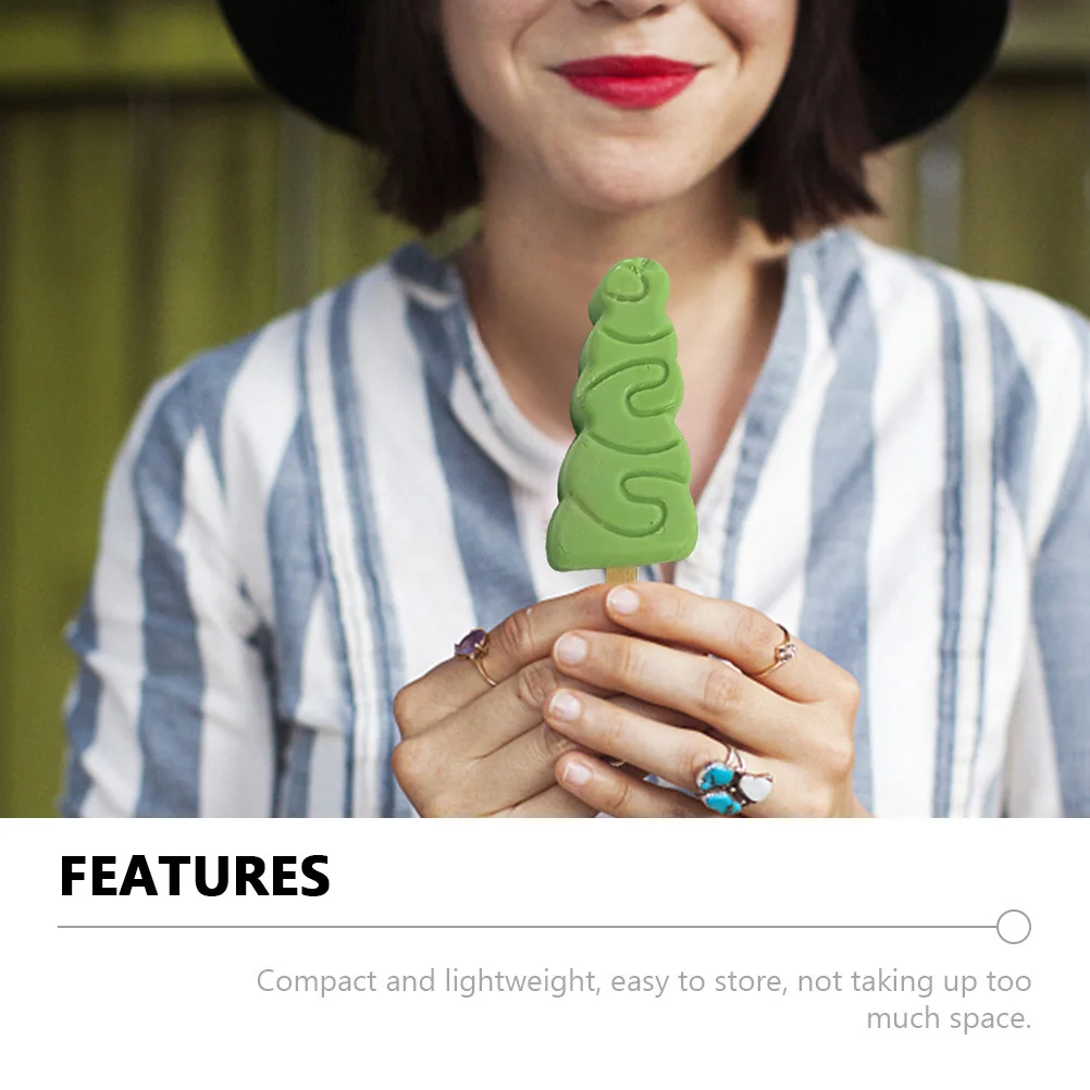 

Bpa Free Silicone Ice Mold for Making Christmas Tree Shaped Easy Release DIY Ice Cream Maker Tool for Home Use