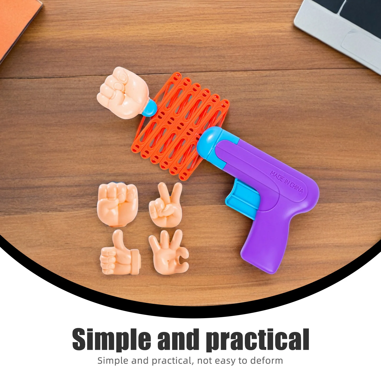 1 مجموعة تلسكوبي الربيع القبضات المزحة الإجهاد الإصدار الإبداعية مكتب داخلي الاطفال حفلة اللعب المزحة لعبة الربيع تلسكوبي قبضة