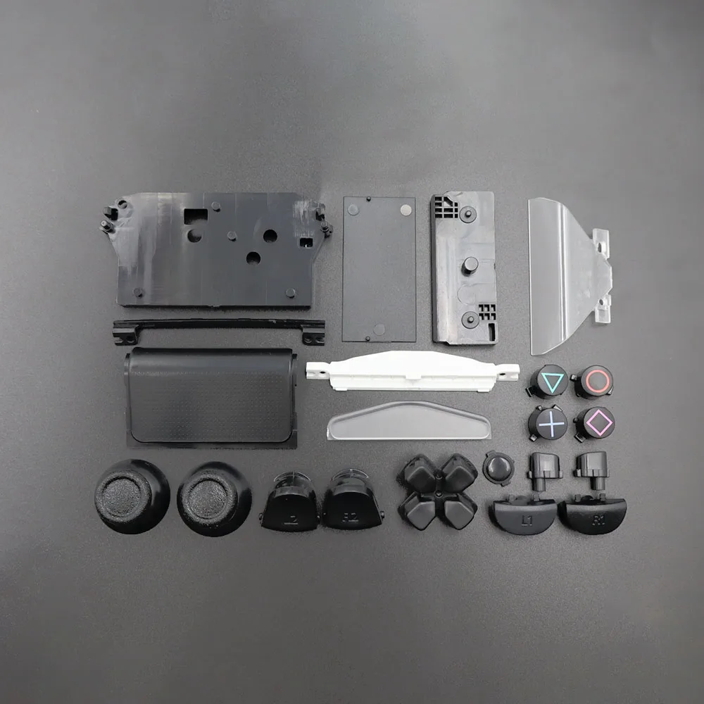 1 مجموعة كاملة الإسكان إصلاح أجزاء D-الوسادة دائرة مربع مثلث X زر مجموعة ل PS4 برو تحكم JDS-040 050 JDM-010 #2