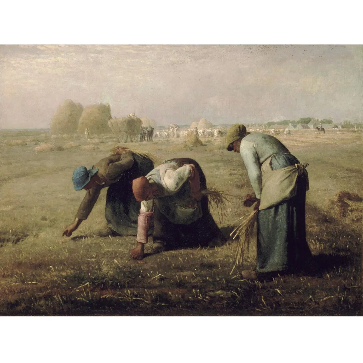 The Gleaners by Jean-Francois Millet,World famous oil painting reproduction,Decorative picture for dining room,Canvas wall art