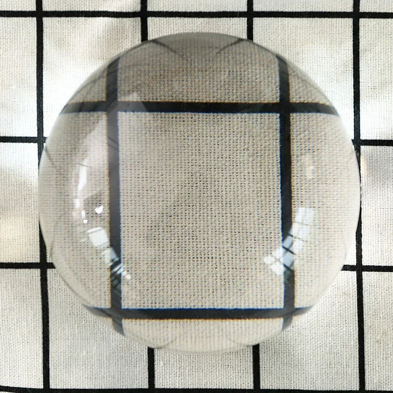 4X Dome/Paperweight Magnifier with Storage Bag, 95mm Table Magnifying Dome Magnifying Glass Acrylic Optical Magnifier 돋보기