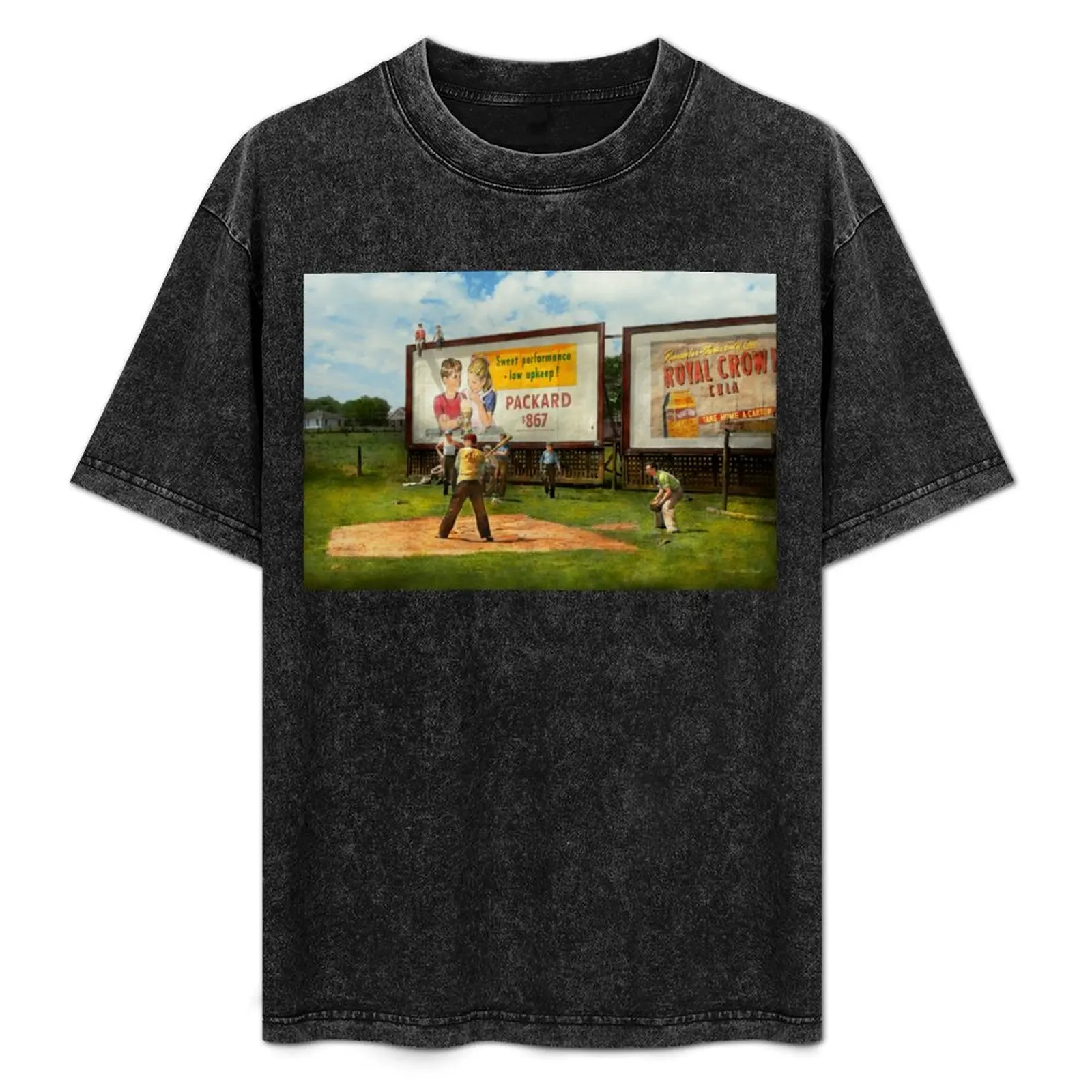 

Sport - Baseball - America's past time 1943 T-Shirt Large Size Casual Short Sleeve Top
