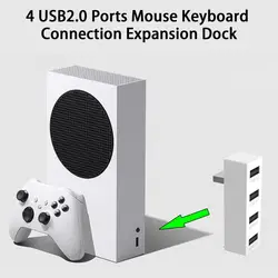 Expansion Dock 4-in-1 No Latency Anti-interference 4 USB2.0 Game Consoles Controllers USB Hub For Xbox Series S Game Accessories