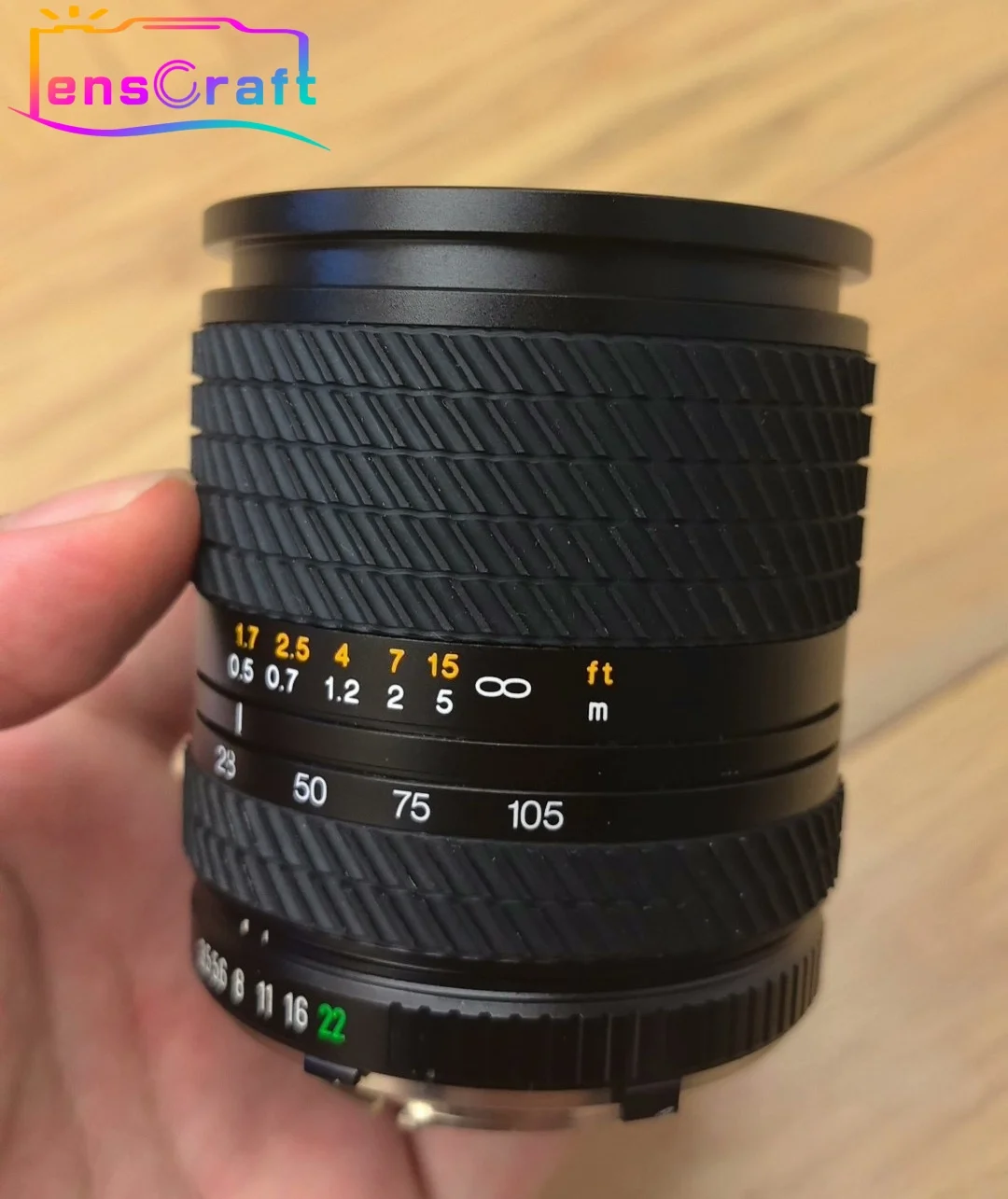 Tokina Tuli 줌 렌즈 SZ-X 28-105mm/f3.5-4.5 MD 마운트용 98% 새 원본