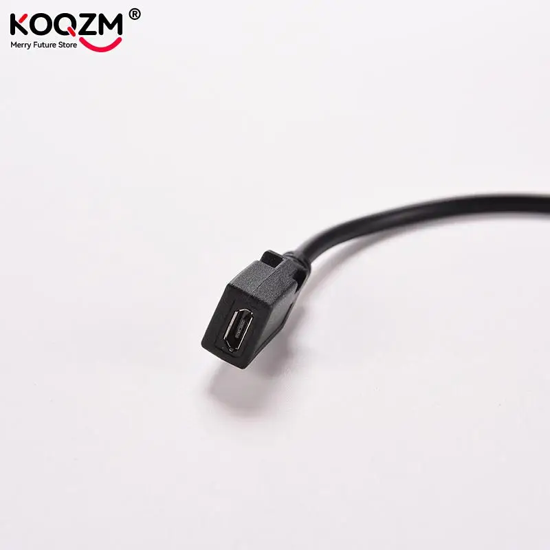 0.15M 15cm Micro USB Female To Micro USB Male Connector Adapter Data Transfer Cable For Phones MP3 MP4 Charging Extension Cord