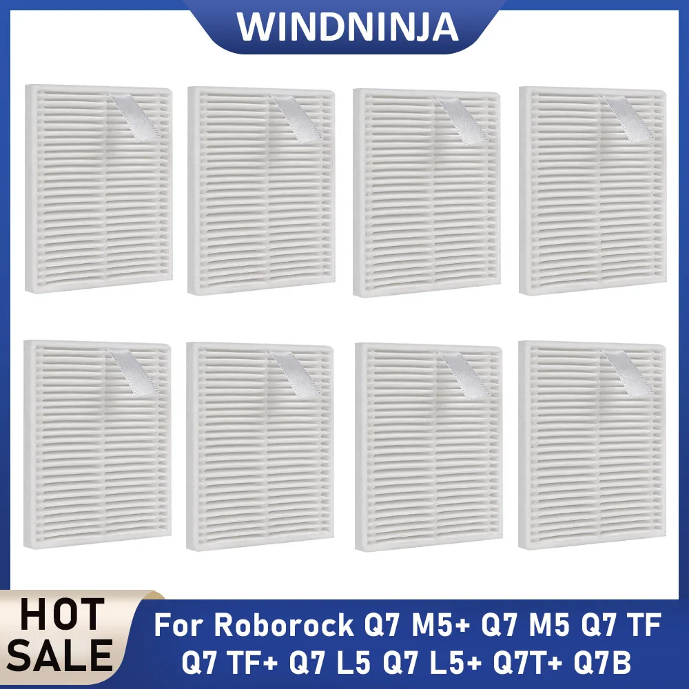 

Фильтры для робота-пылесоса Roborock Q7 M5+/Q7 M5/Q7 TF/Q7 TF+/Q7 L5/Q7 L5+/Q7T+/Q7B, сменные HEPA-фильтры, запасные части