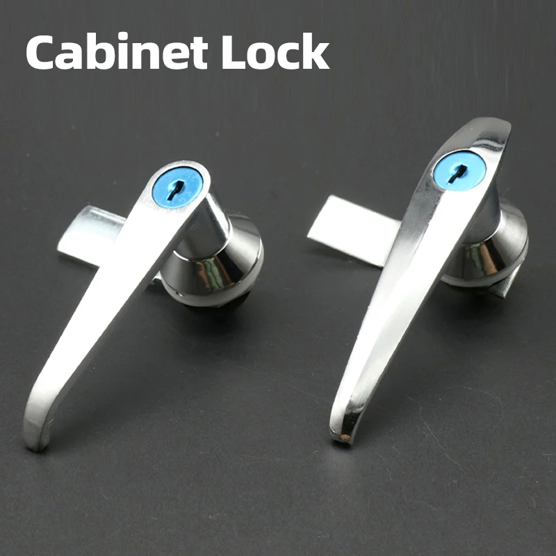 Cabinet Door Handle Lock Distribution Box MS304 303ms 302 Control Rotary Key Button Switch Zinc Aluminum Alloy MS301-1-A