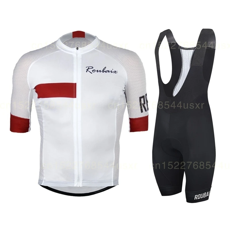 Imagem -03 - Roubaix-homens Manga Curta Ciclismo Jersey Grupo Mtb Roupas de Bicicleta Road Riding Bib Shorts Shorts de Bicicleta Pro Team Verão Esporte 2023