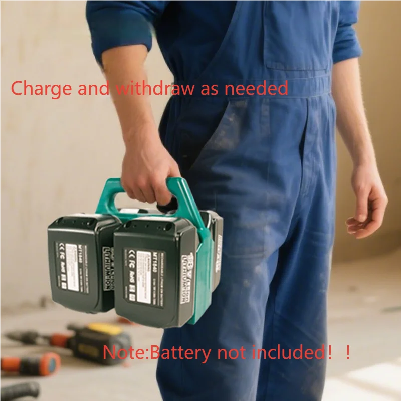 4-Slot/Dual-Ports Battery Fast Portable Protection Charger for Makita 18V 21V Lithium for BL1830/1415/1815/1850 Batteries image 4