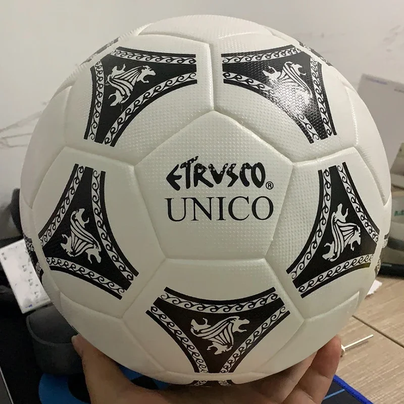 1990 Italian Etrusco Unico Soccerballs  Standard Size 5-Ball PU Material Sports League Football Training Ball Futbol Voetba