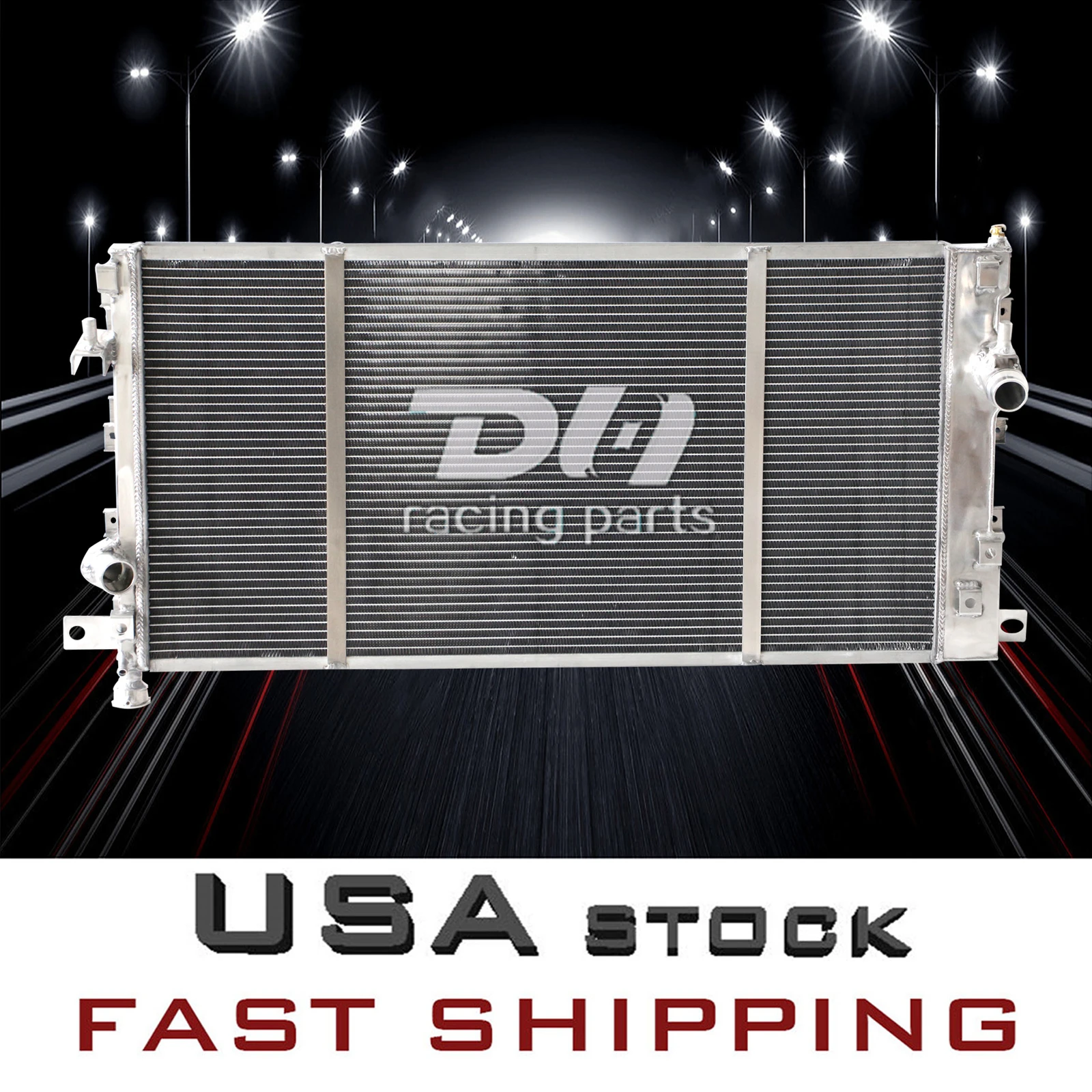 

3 Row Aluminum Core Radiator For 2015-2019 Ford F-150 F150 2.7L 3.5L 5.0L V6 V8