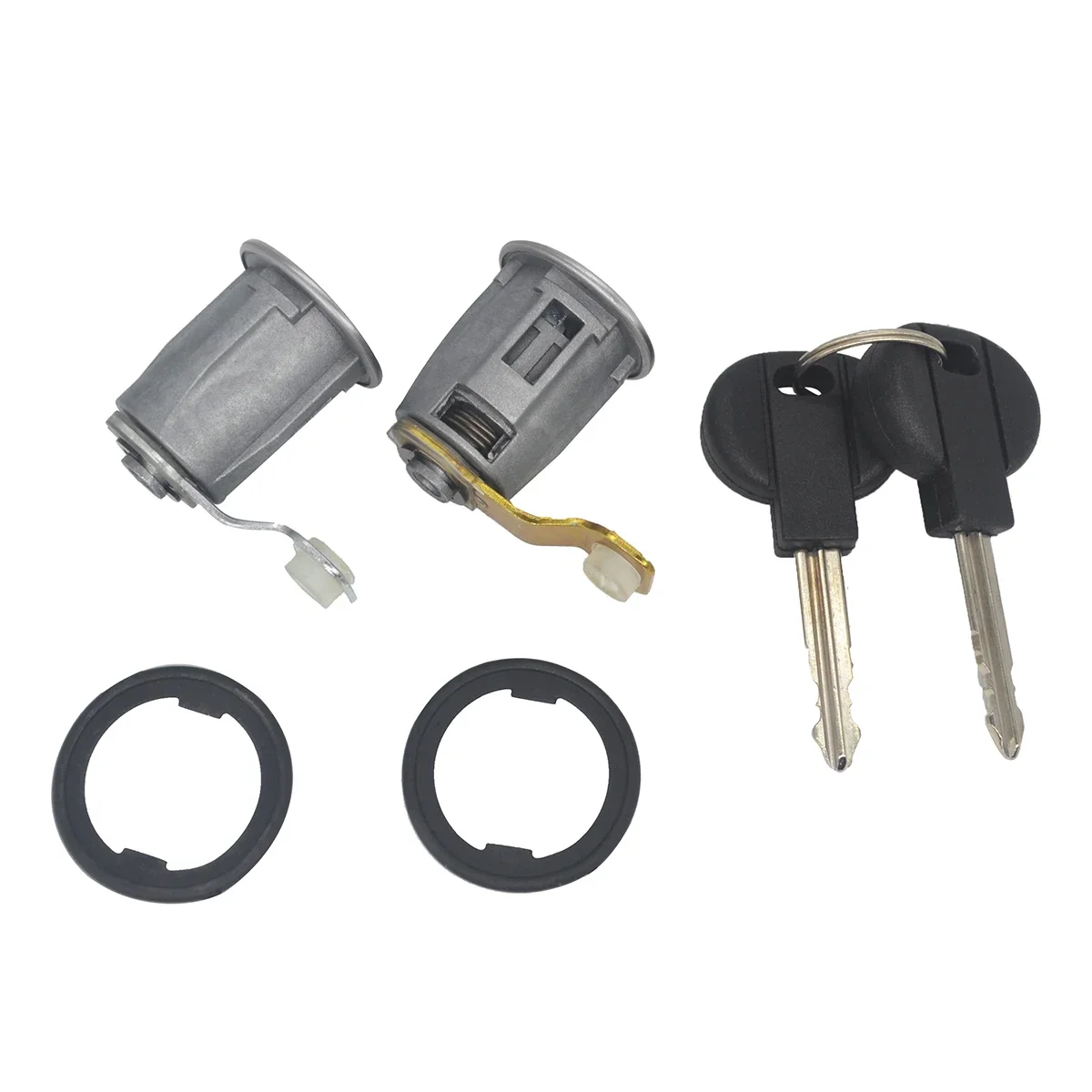 Cilindro de cerradura de puerta con llaves para Citroen Berlingo, Xsara, Picasso, Peugeot 9170G3, 252522, 6 piezas/2 Kit