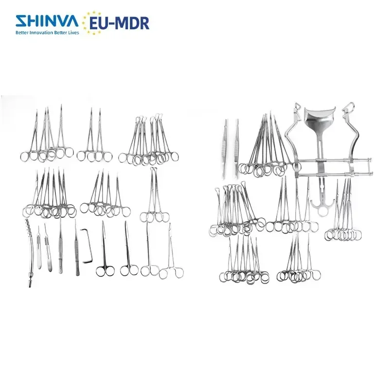 CRW Basic Laparotomy Instrument Set 77Pcs