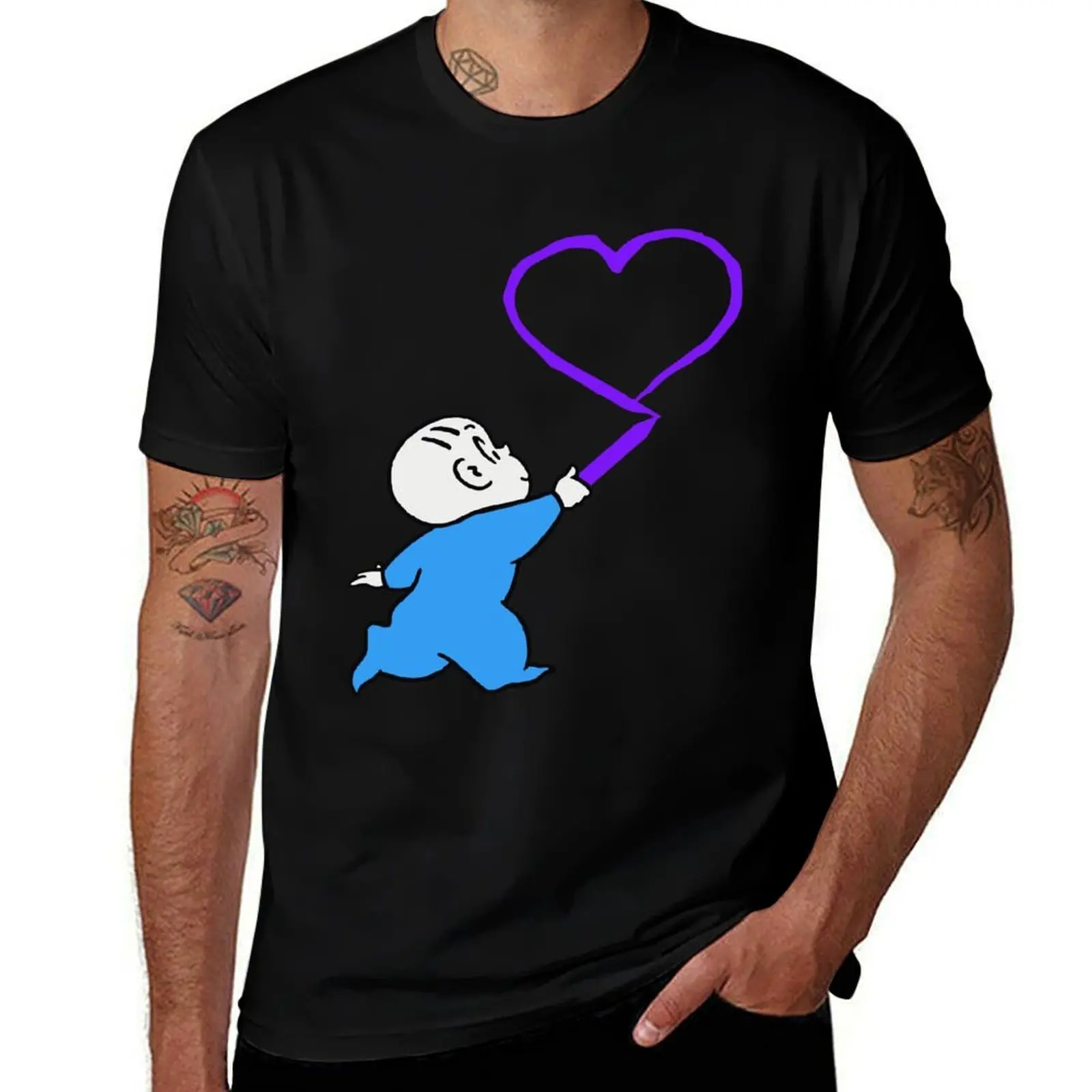 Harold and the purple crayon T-Shirt Thanksgiving Casual Tee T-Shirt