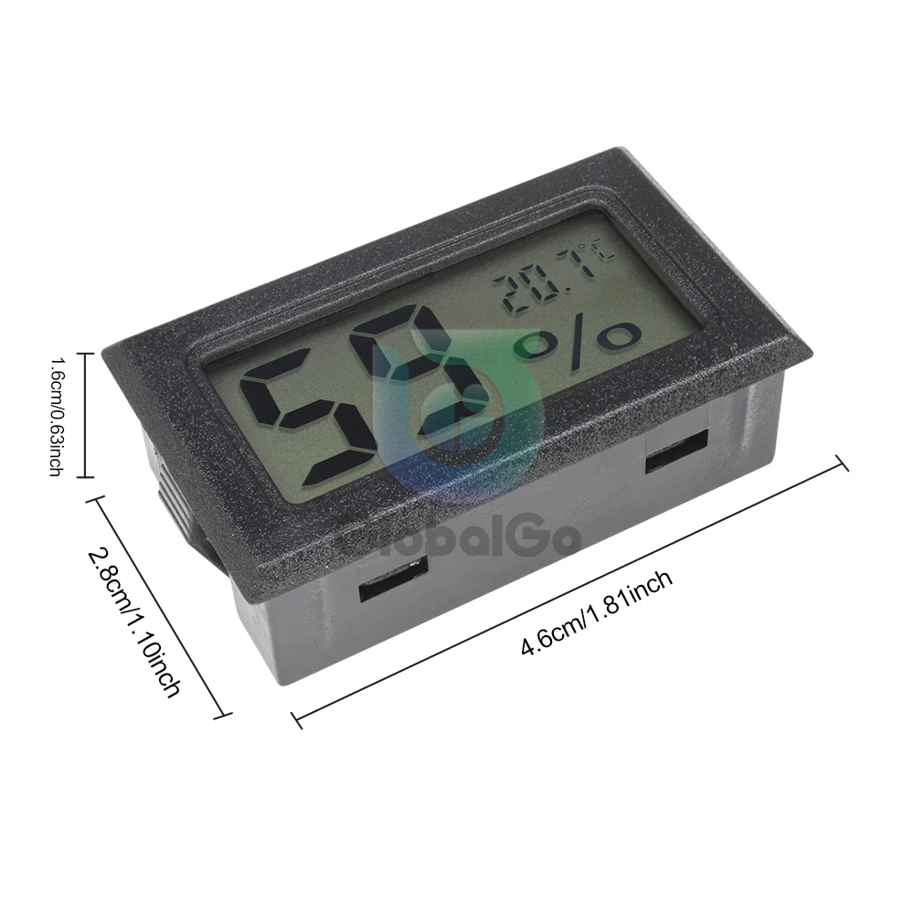 Mini Digital LCD Indoor Convenient Temperature Sensor Humidity Meter Thermometer Hygrometer Gauge Tester