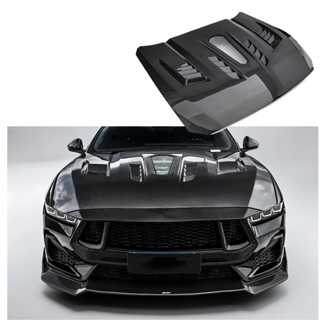 Carbon Fiber Hood for Mustang 2024 2025 S650 CMST Carbon Fiber Engine Bonnet Hood