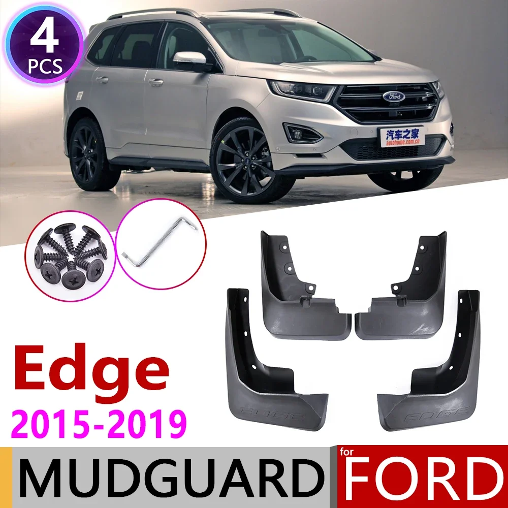 

Переднее и заднее автомобильное Брызговики для Ford Edge 2015 ~ 2019, брызговики для защиты от грязи, брызговики для строительства 2016 2017 2018 2 поколения