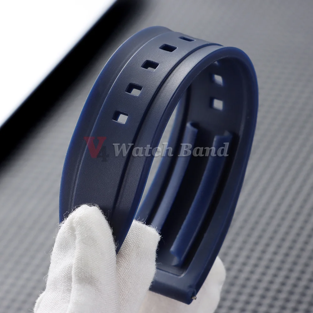 18mm 20mm 22mm 24mm Silicone Watch Bands for Omega for Seiko Quick Release Rubber Watch Strap for Tissot for Citizen Bracelet view 4