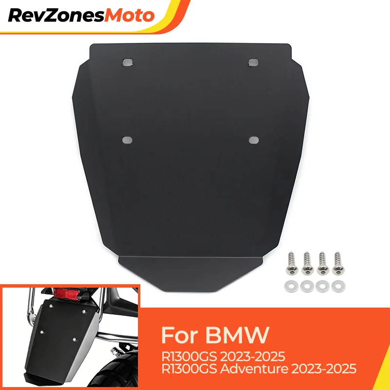 

Motorcycle Rear License Plate Holder Fender for BMW R1300GS R1300GS ADV 2023-2025 Aluminum Splash Guard Number Holder
