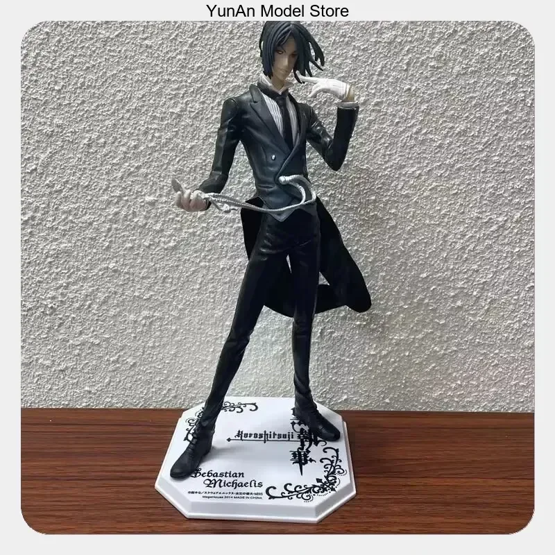 Anime PVC Figure Statue Desktop Decoration Gift 22cm Kuroshitsuji Black Butler Sebastian Michaelis