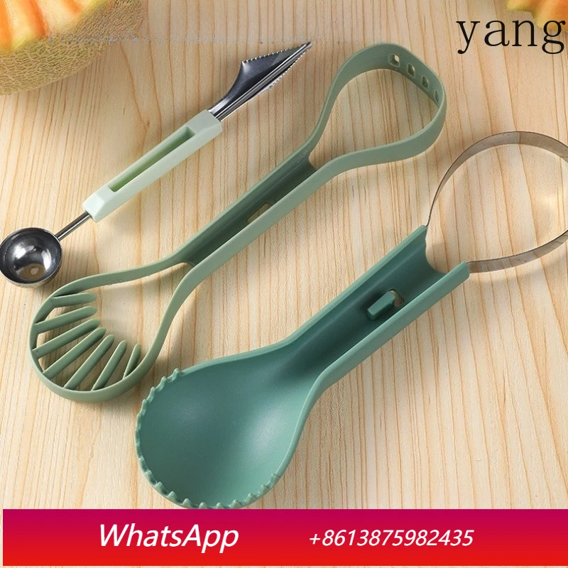 

LMM six-in-one fruit ball digging device combination double-head ball digging spoon tool three-piece set