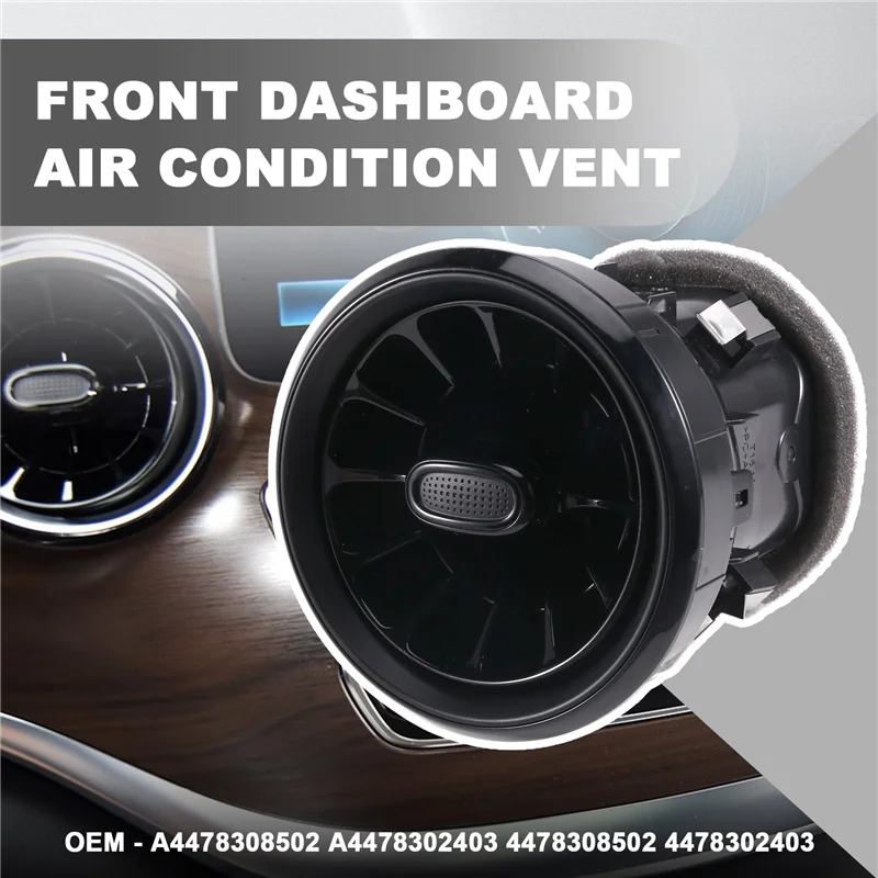 AB96-تنفيس تكييف الهواء للوحة القيادة مخرج تيربو داخلي 4478308502 لسيارة Mercedes Benz V Class W447 Vito EQV Valente 2024