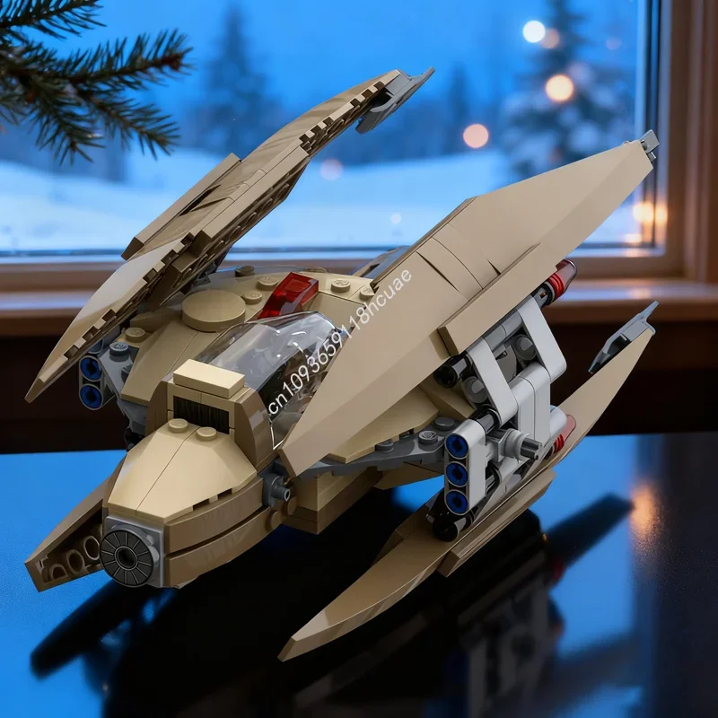 

209 деталей MOC Piloted Vulture Fighter Ugly Class Star Model Building blocks Christmas gift Architecture DIY creative idea toy Kids