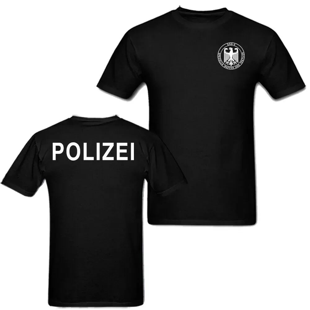 Operations Unit Polizei Men Germany GSG 9 Counter Terrorism Special men clothing graphic t shirts harajuku oversized cotton tees