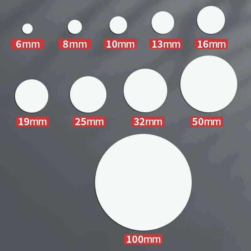15Sheets/Pack White Round Spot Circles Sealing Stiker Paper Labels DIY Dot Stickers Adhesive Package Label Decoration