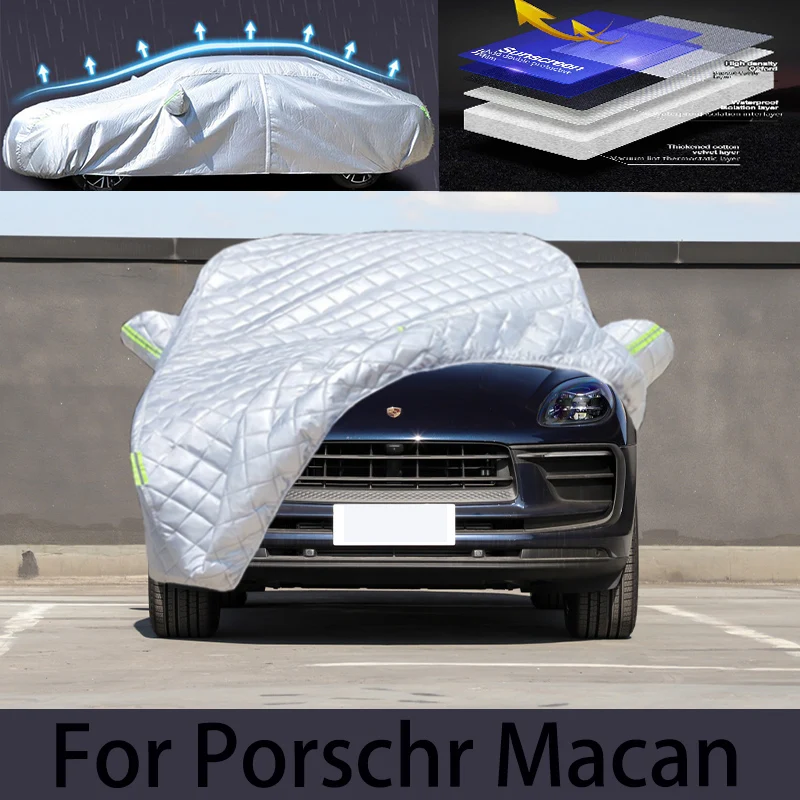 For Porsche Macan Car hail protection cover rain protection scratch protection paint peeling protection car clothing