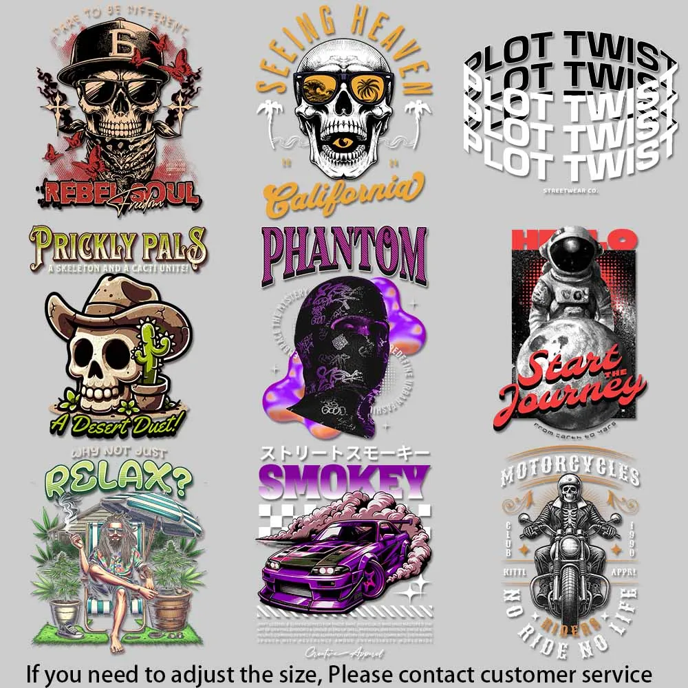 

Повстая душа, череп, иллюстрация, распаковать свой дух, мотоциклетные художественные переносы, термоперенос для одежды, украшение «сделай сам»