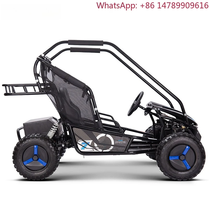 Passion tout-terrain, ambiance lifestyle GO KARTS 1000W BUGGY Sièges réglables pour enfants Tendance actuelle Adrénaline pure