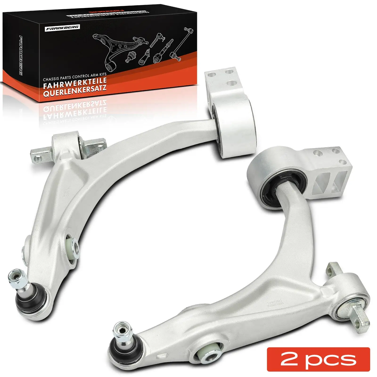 Frankberg 2x Stuurarm Vooras voor Alfa Romeo 159 Sportwagon Brera Spider 2005-2011 50704307 50706858 50707029