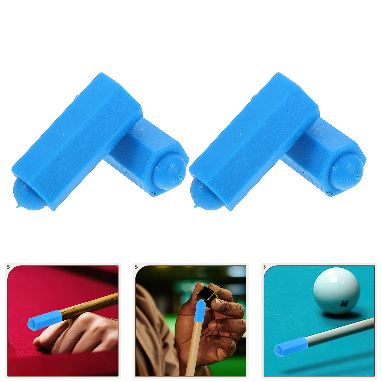 

10Pcs Pool Cue Tip Protectors Soft Non-Slip Rubber Covers Portable Billiards Cue Tip Protection Case Accessories for Snooker