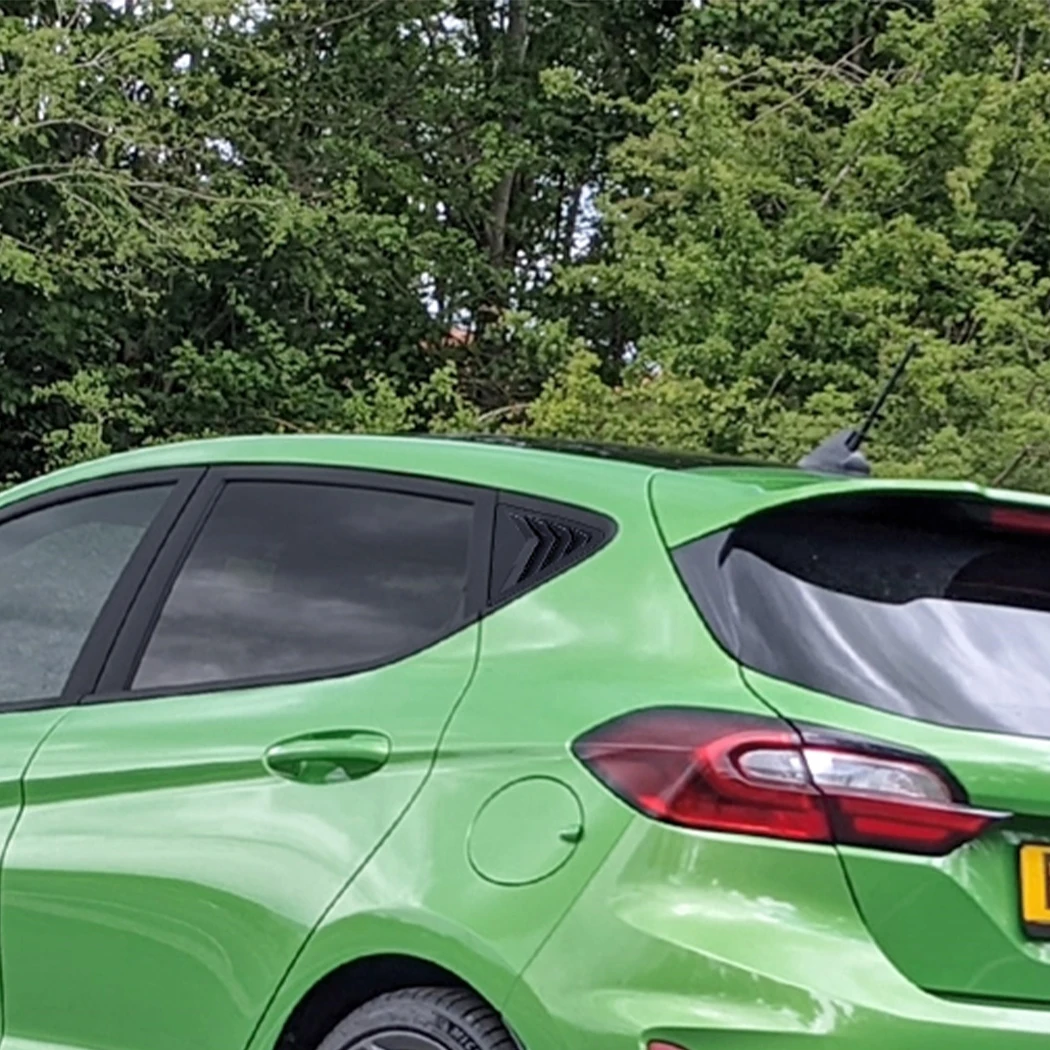 Rear Side Window Louver Shutter Trim Cover For Ford Fiesta MK8 2018+ Triangle Window Shade Spoiler Bodykits Auto Accessories