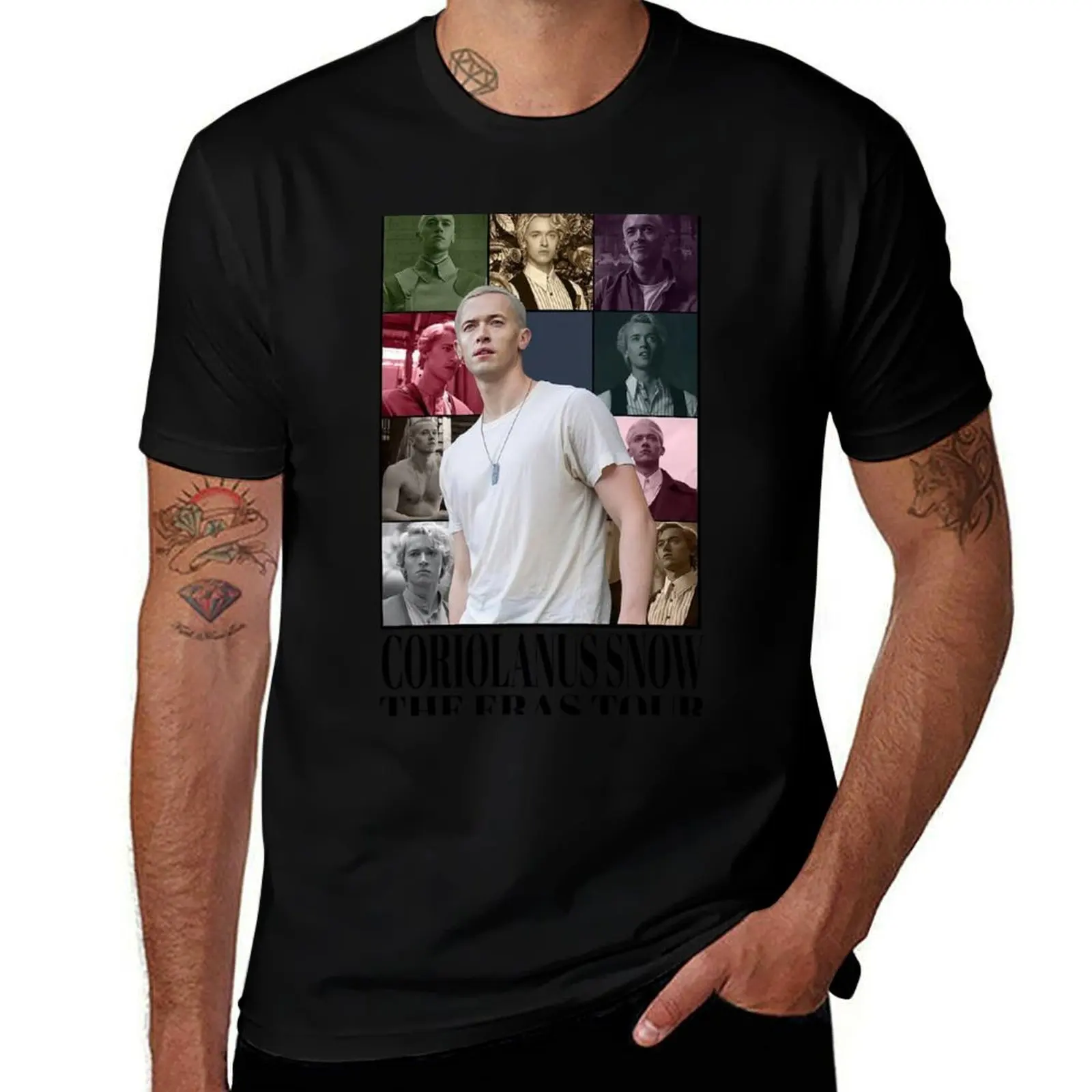coriolanus snow - the hunger games retro T-Shirt Stain Resistant Casual Tee