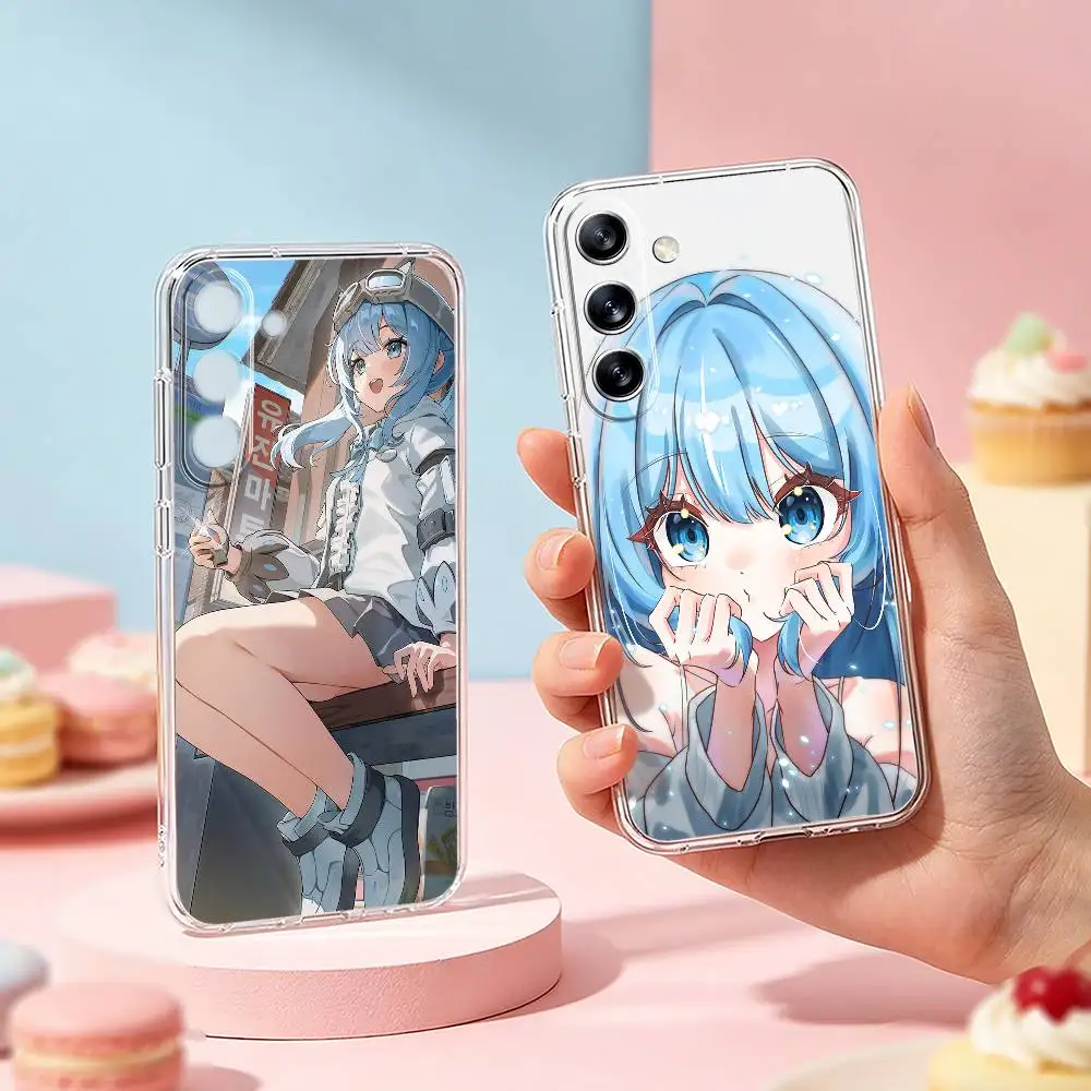 Kawaii S-StelLive A-Arahashi Tabi  Phone Case For Samsung Galaxy A91,80,73,72 ,71,53,52,32 ,31,22,21s,20,Transparent Soft Case