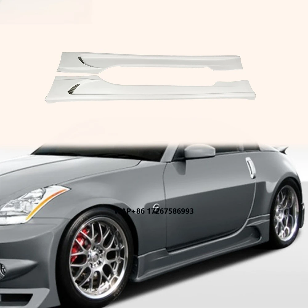 

For Nissan Z33 2003-08 350Z JP Style Fiberglass FRP Unpaint Side Skirts Body Kit