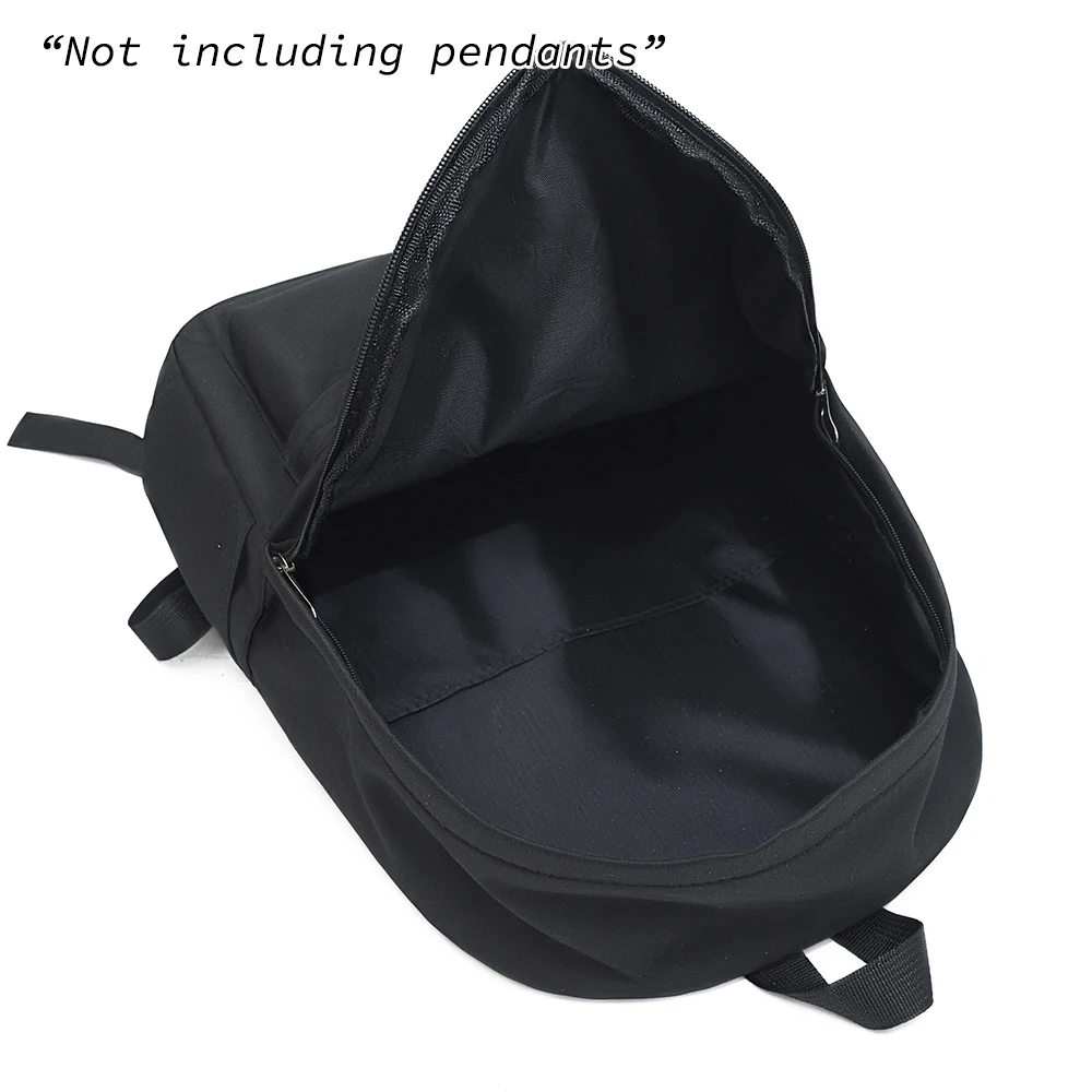 Backpack, Backpack, Large Capacity Korean Version, Instagram Style, Simple and Versatile, Solid Color, Trendy Backpack