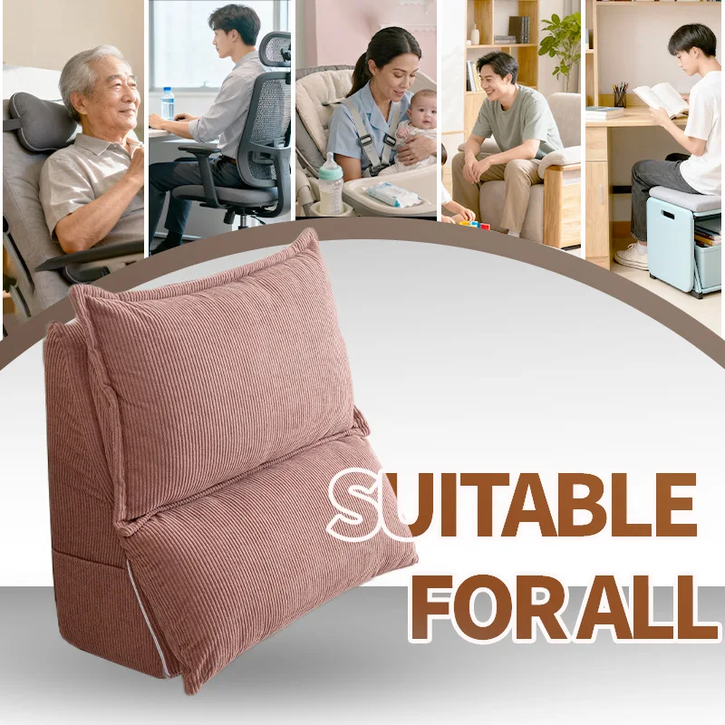 Triangular Backrest  Headboard Pillow Cute Pillow Cojines Decorativos Floor Cushion Headrest Cushion Thickened High Resilience