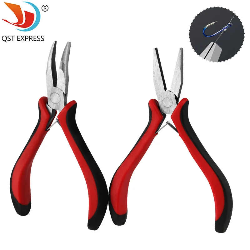 1PC 4.5-inch Multi-Purpose Fish Hook Tying Line Fishing Gear Accessory Pulling Line Pliers Durable Fishing Line Tool for Anglers